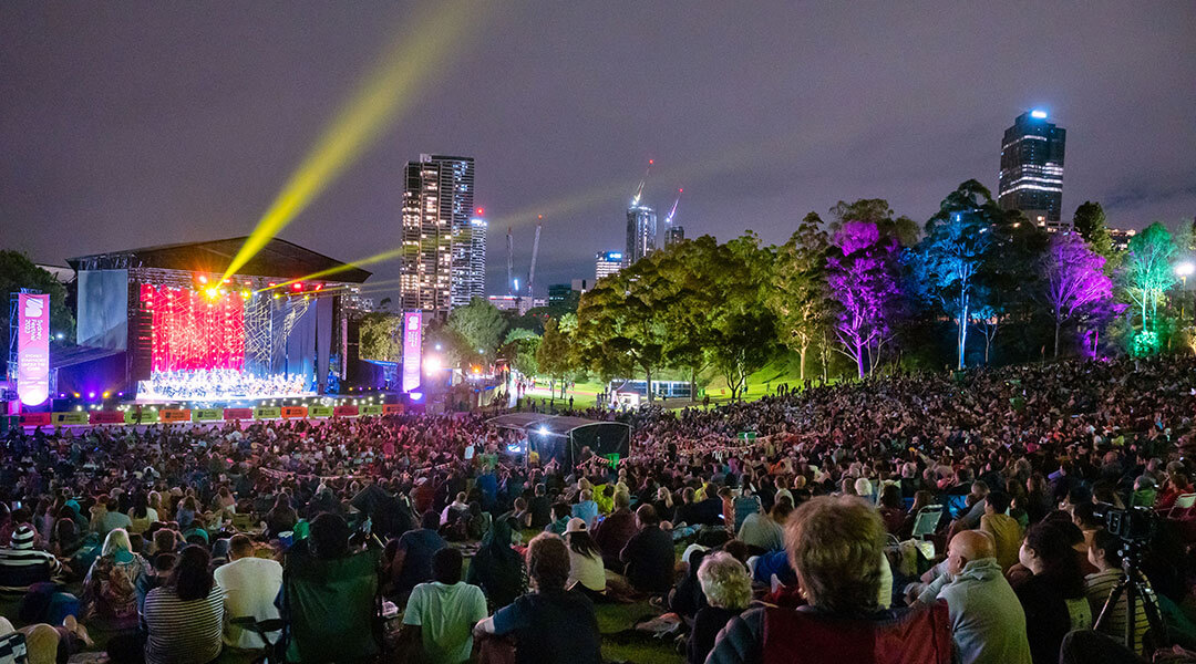 Outdoor cinema Parramatta Park