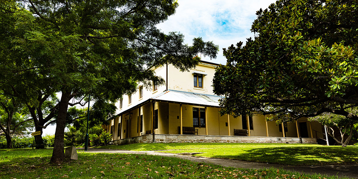 Old building in Callan Park