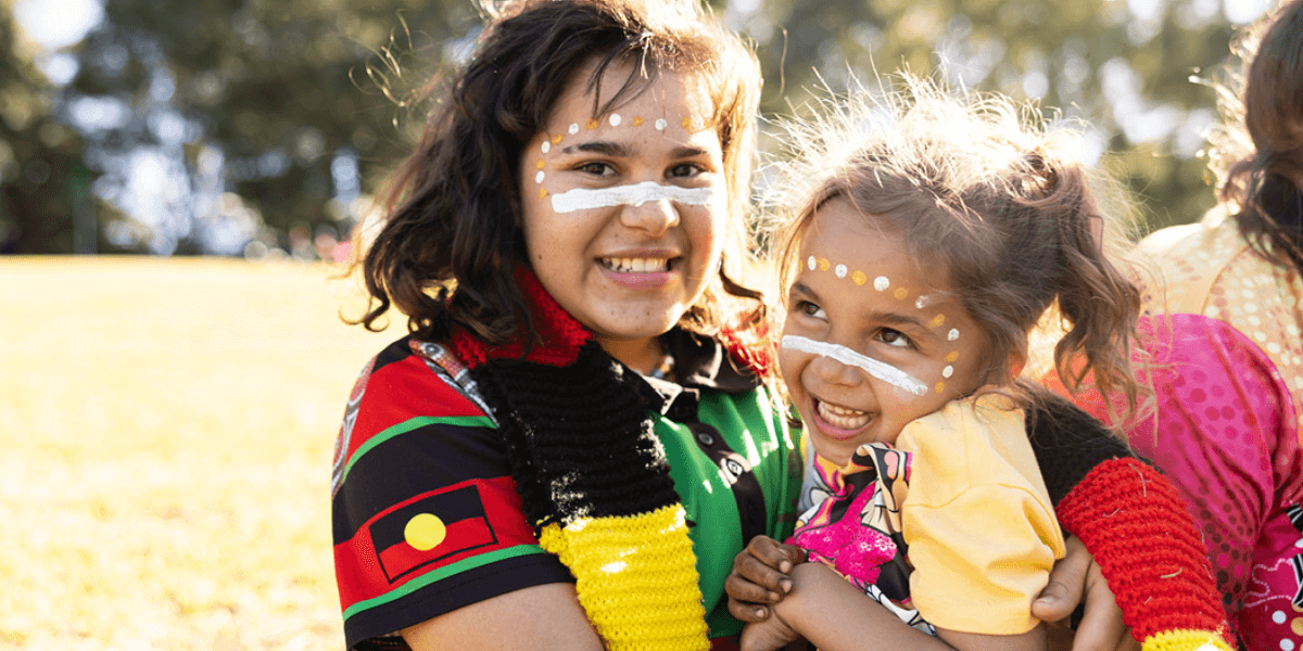 Girls at Burramatta NAIDOC.