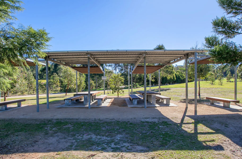 Cuckoo picnic shelter at Western Sydney Parklands
