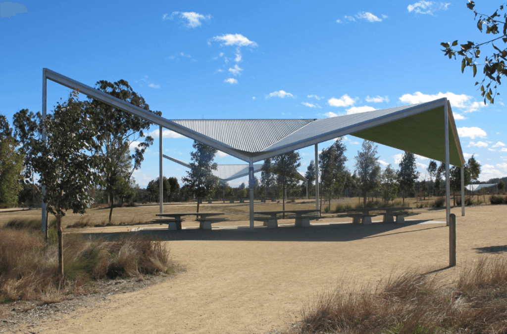 Warami picnic shelter at Western Sydney Parklands