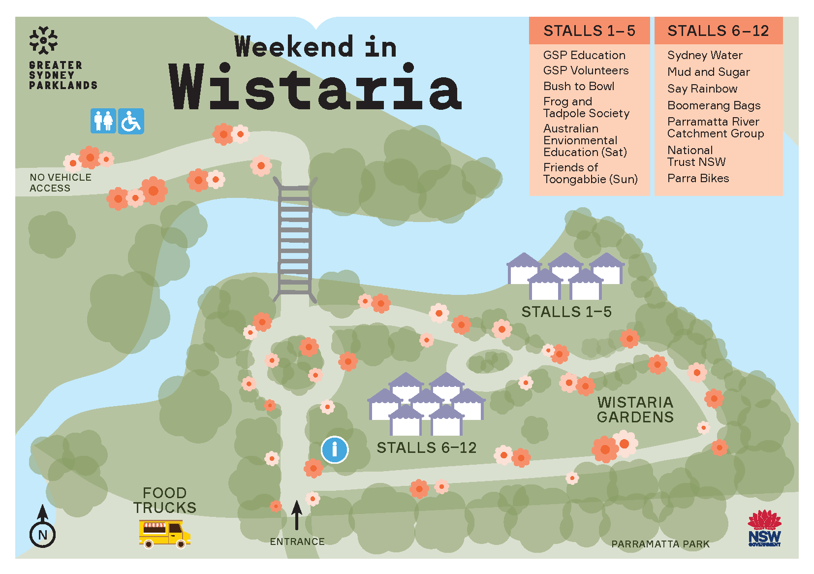 Weekend in Wistaria event map