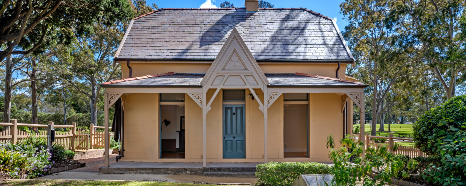Macquarie St Gatehouse at Parramatta Park